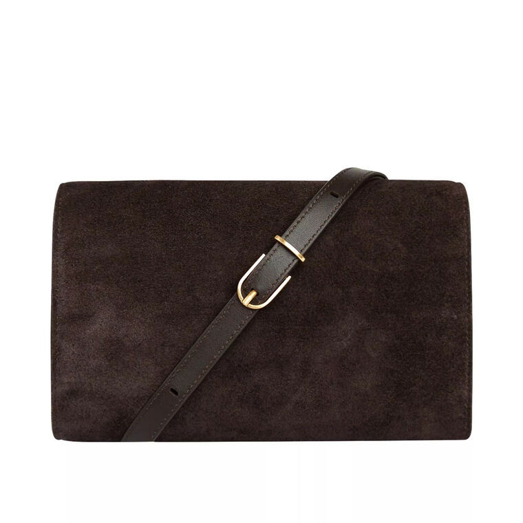 Leather Crossbody Wallet image number null