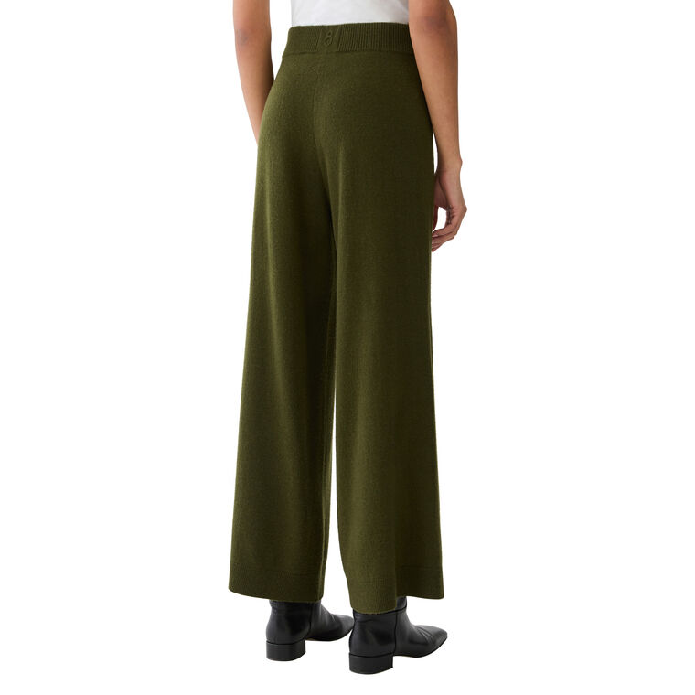 Pull On Wide Leg Knit Pant image number null