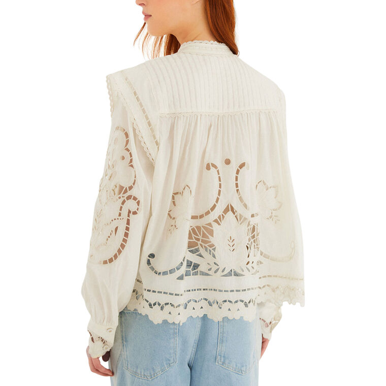 Richilieu Eyelet Blouse image number null