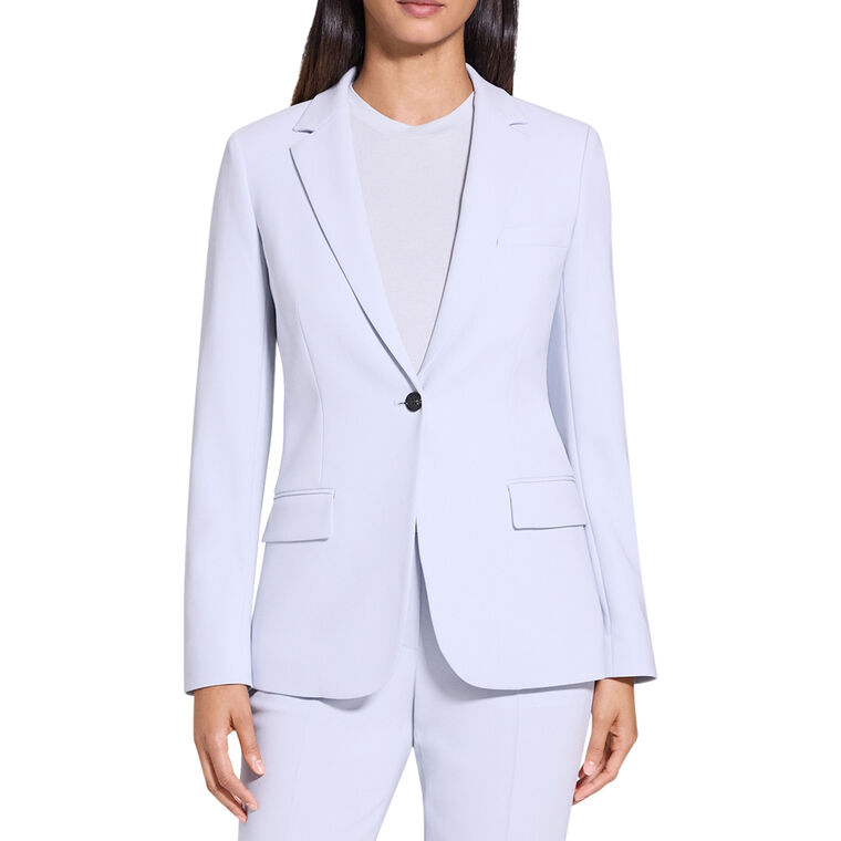 Classic Staple Blazer In Admiral Crepe image number null