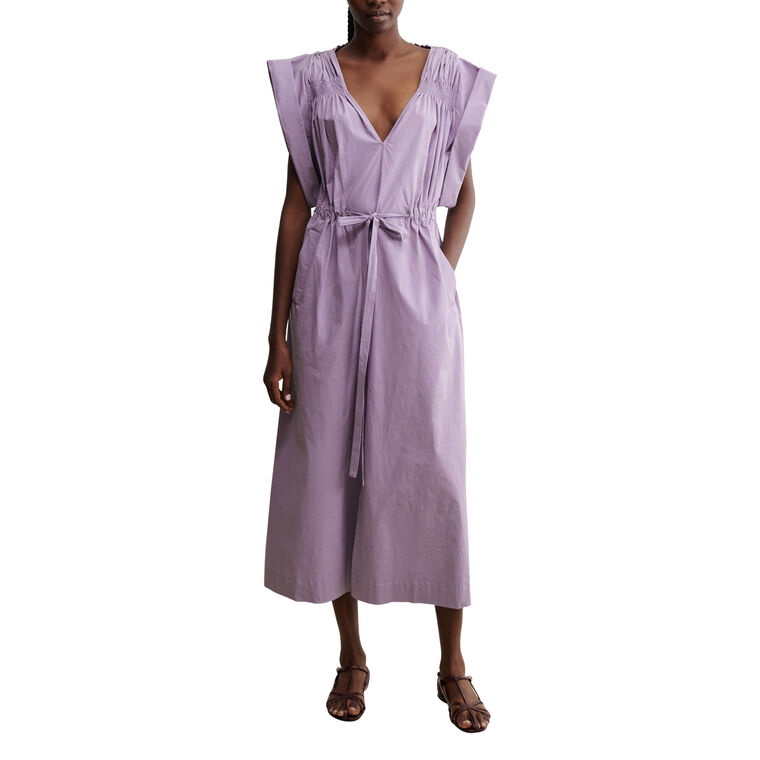 Falls Sleeveless V-Neck Cotton Midi Dress image number null