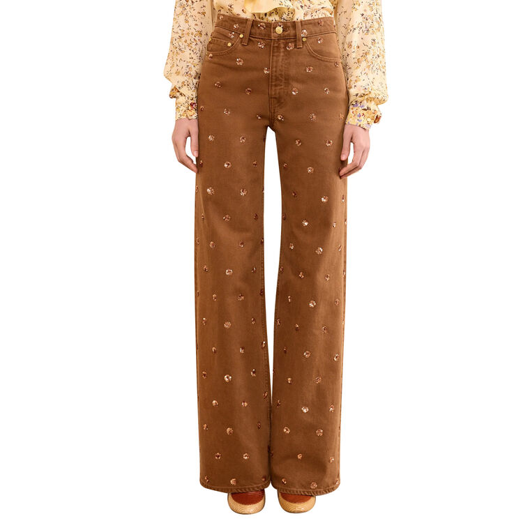 The Willow Embellished Jean image number null