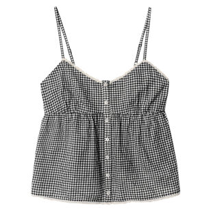 Annie Sleeveless Gingham Top