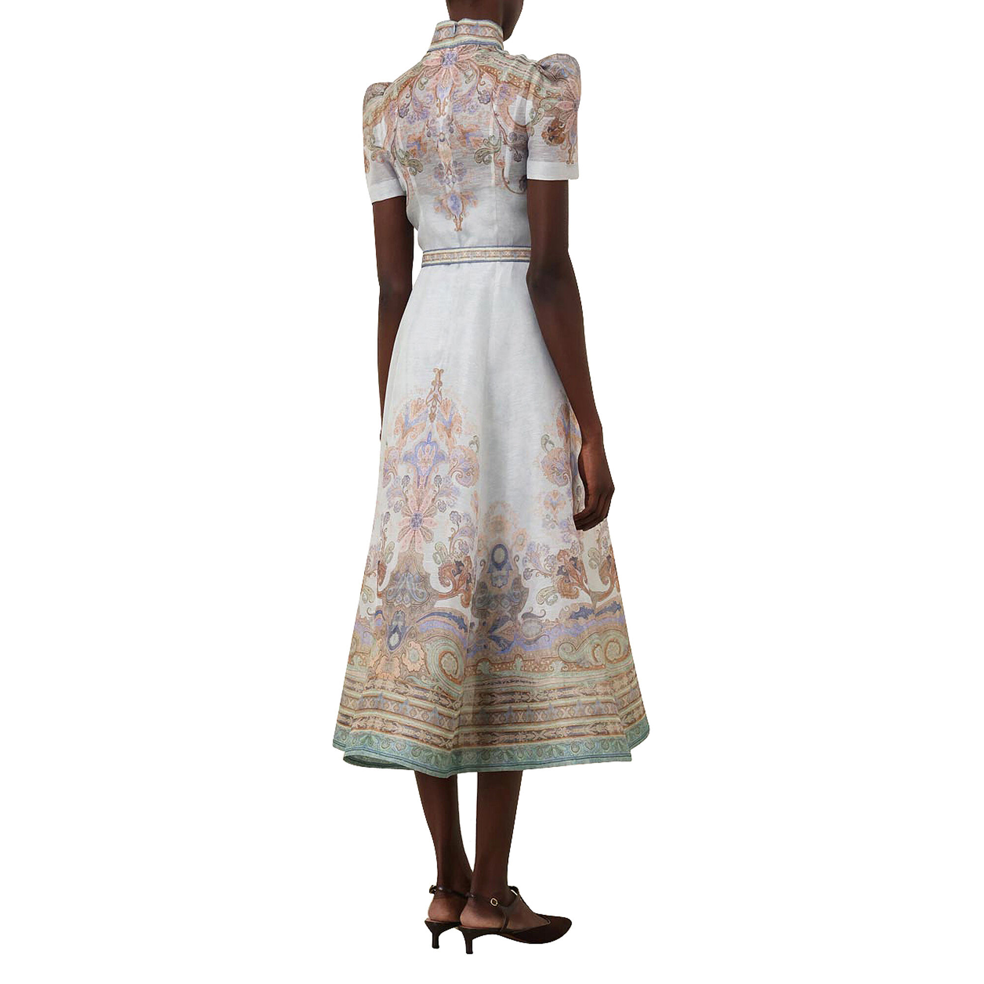 Eden Belted Midi Dress