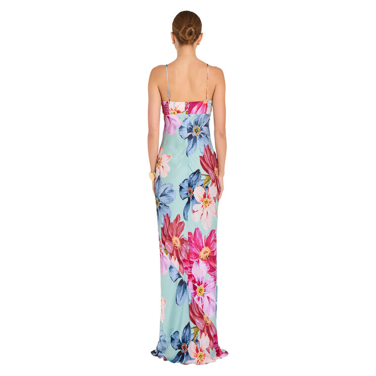 Ira Sleeveless Floral Maxi Dress image number null