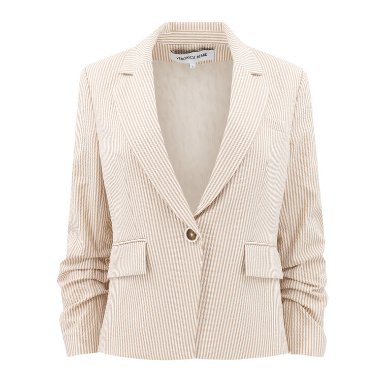Aaliyah Seersucker Dickey Jacket image number null