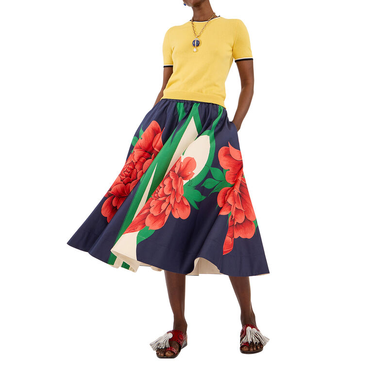 Ballerina Placee Midi Skirt image number null