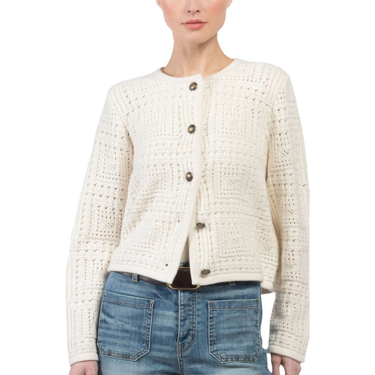 Harry Long Sleeve Cashmere Sweater Jacket image number null