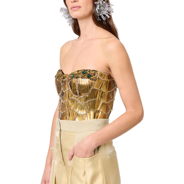 Coraza Strapless Bustier Top image number null