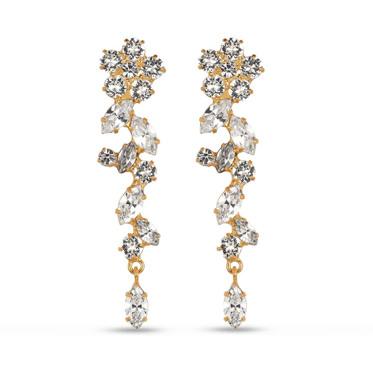 Jasmina Crystal Earrings image number null