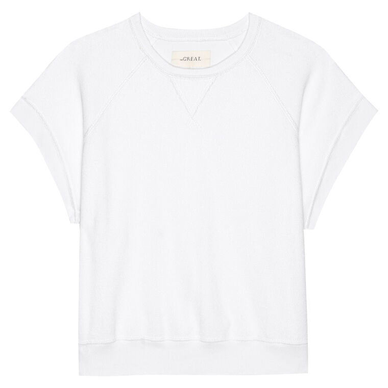 Micro Terry Wedge Sweatshirt image number null
