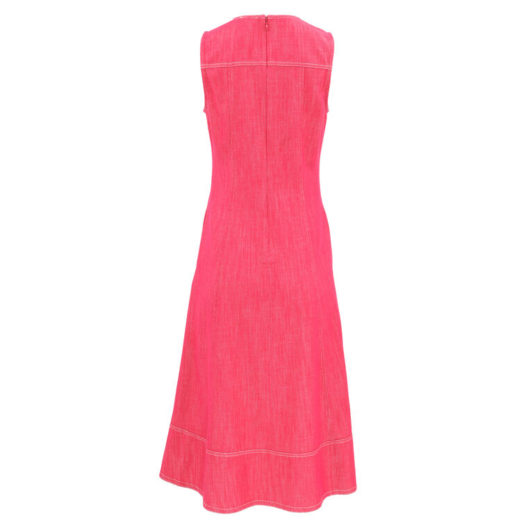 Cora Denim Midi Dress image number null