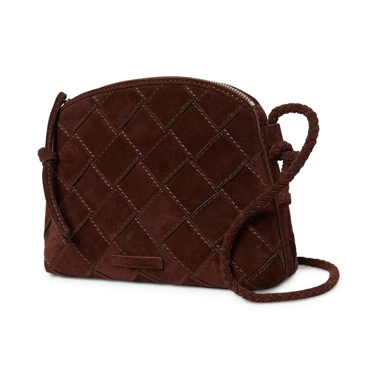 Mallory Woven Suede Crossbody image number null