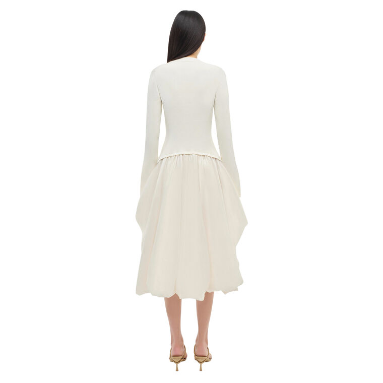 Kenlie Long Sleeve Midi Balloon Dress image number null