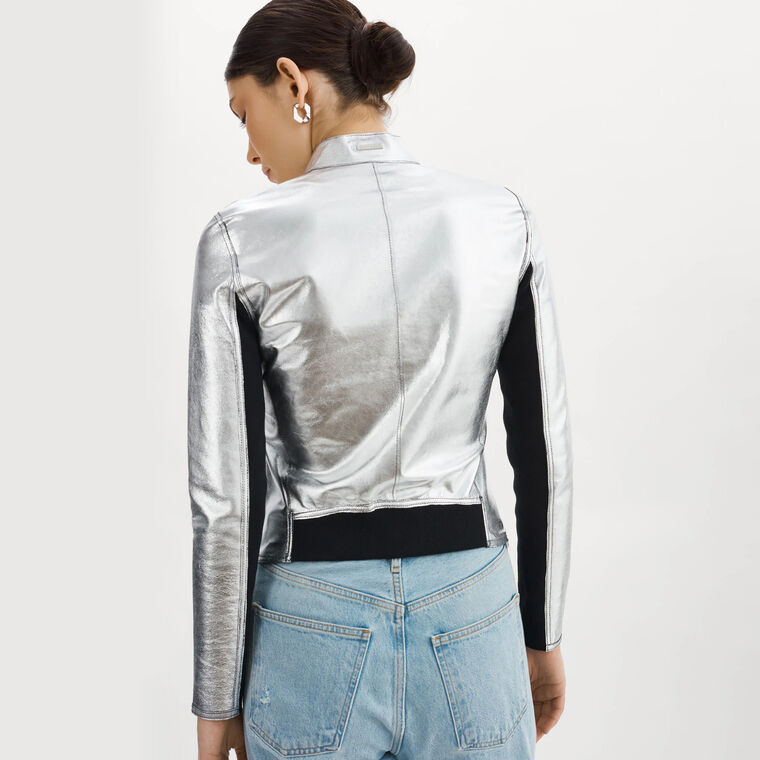 Chapin Reversible Leather Jacket image number null