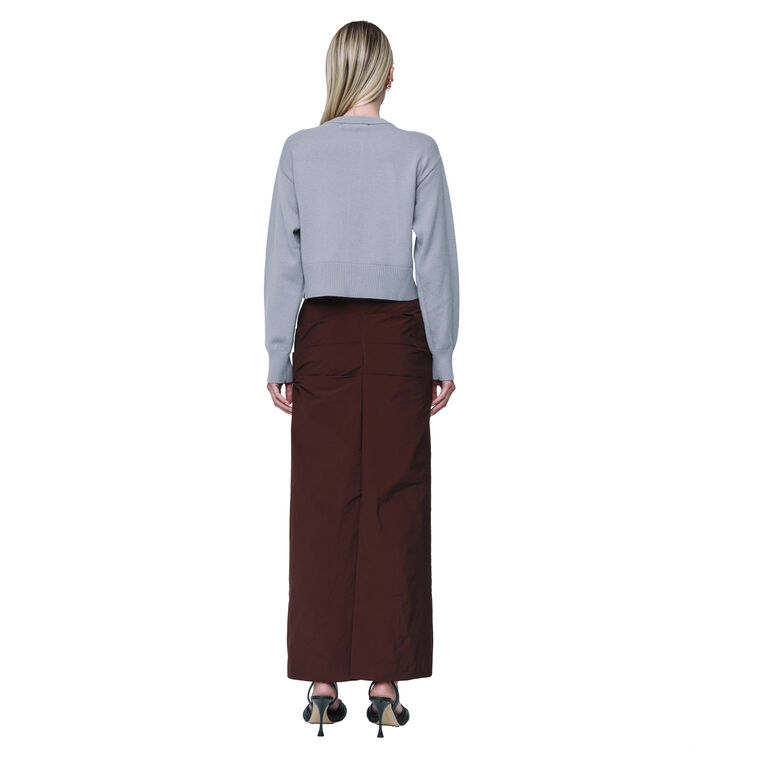 Emma Ruched Maxi Skirt image number null