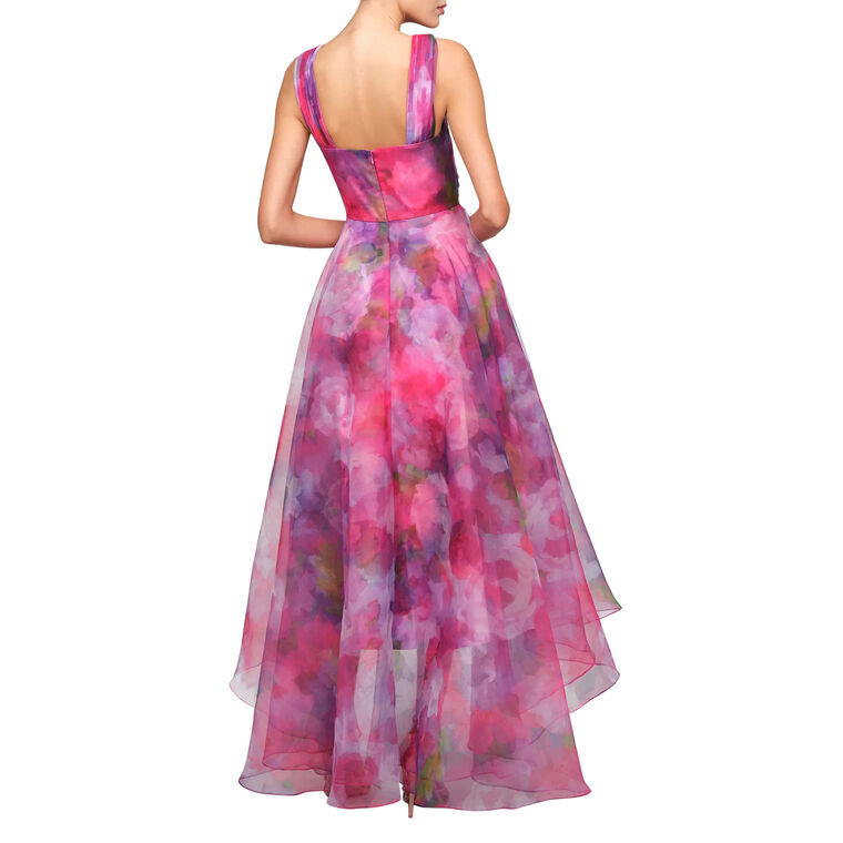 Luana Sleeveless High-Low Gown image number null