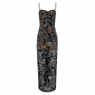 Dahlia Sleeveless Sequin Maxi Dress