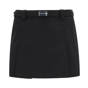Sano Pleated A-line Mini Skirt