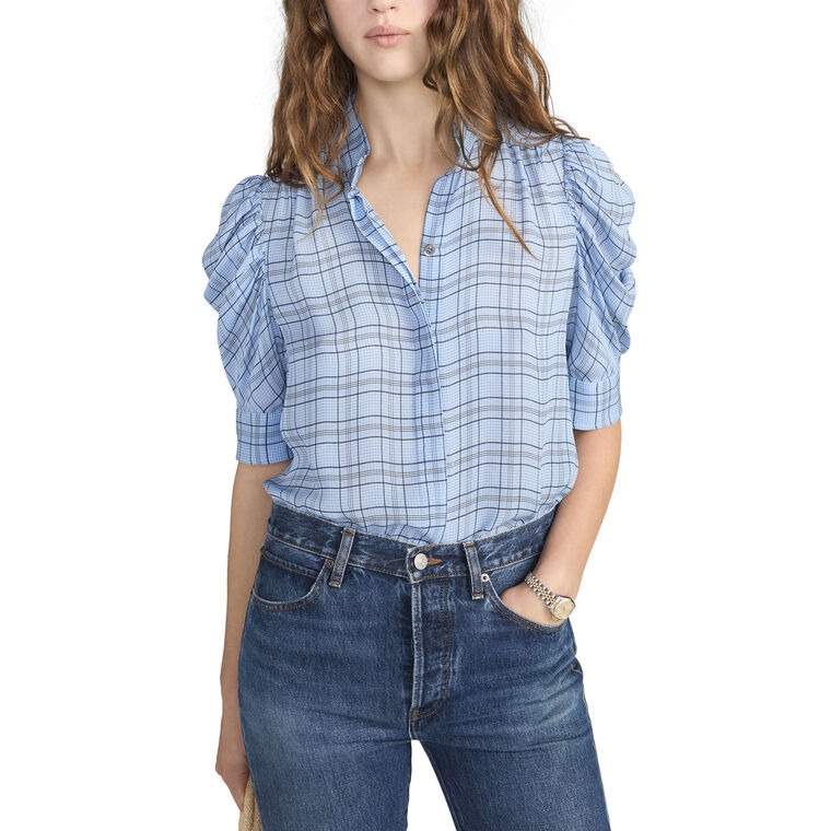 The Plaid Gillian Top image number null