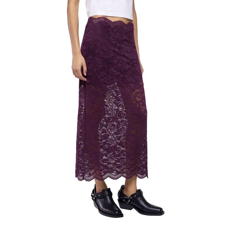Lace Midi Skirt image number null