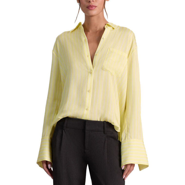 Finely Pinstriped Button Down image number null