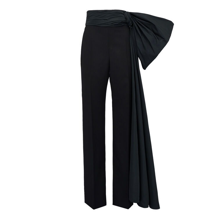 Wide Leg Bow Trouser image number null