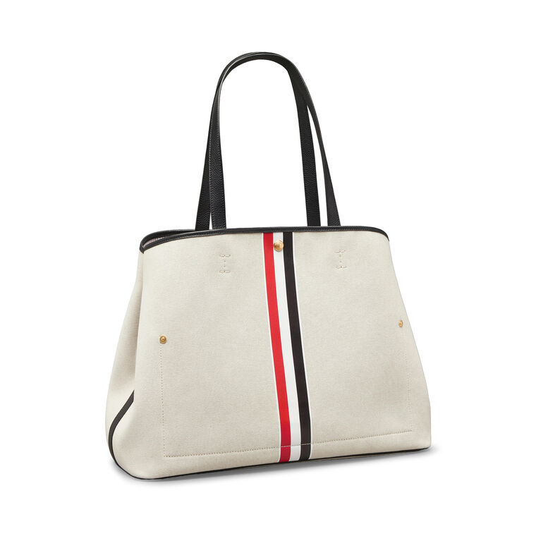 Cotton Canvas Horizontal Tote image number null