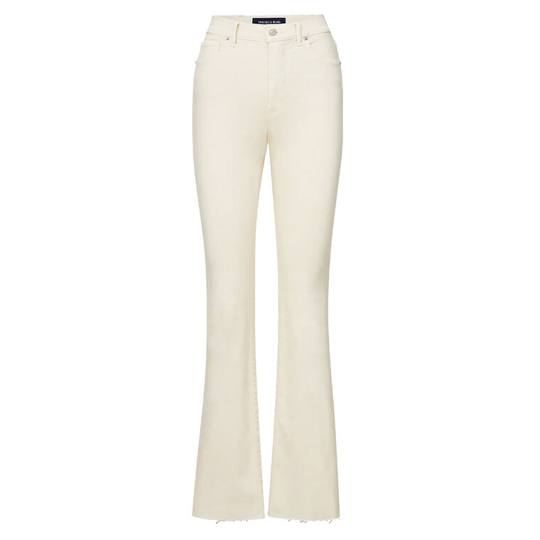 Cameron Mid Rise Bootcut Jean With Raw Hem image number null