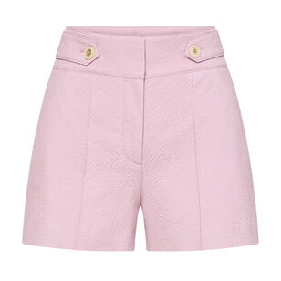 Runo Seersucker High-Rise Short