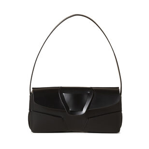 Mabra Woven Detailed Baguette Shoulder Bag
