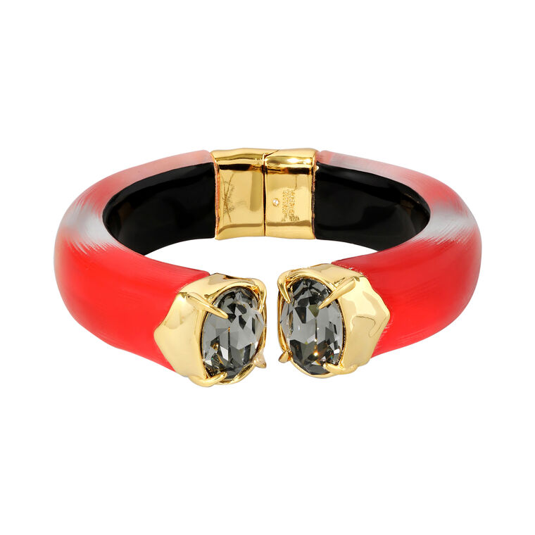 Bonbon Crystal Lucite Hinge Bracelet image number null