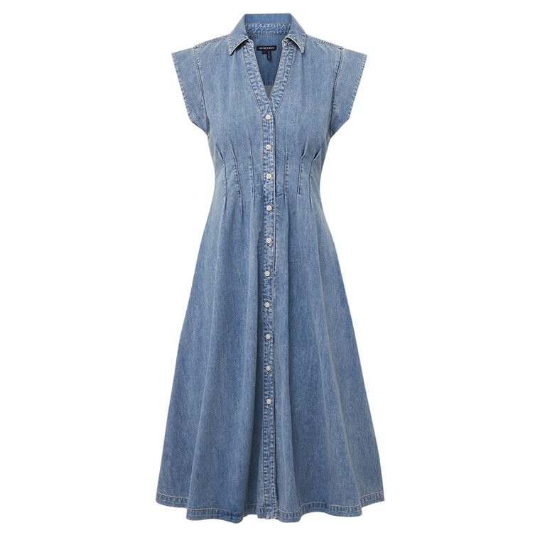 Ruben Denim Midi Dress image number null