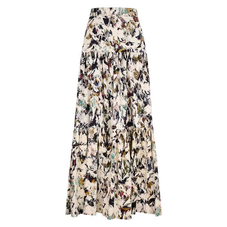 Tuna Tiered Maxi Skirt image number null