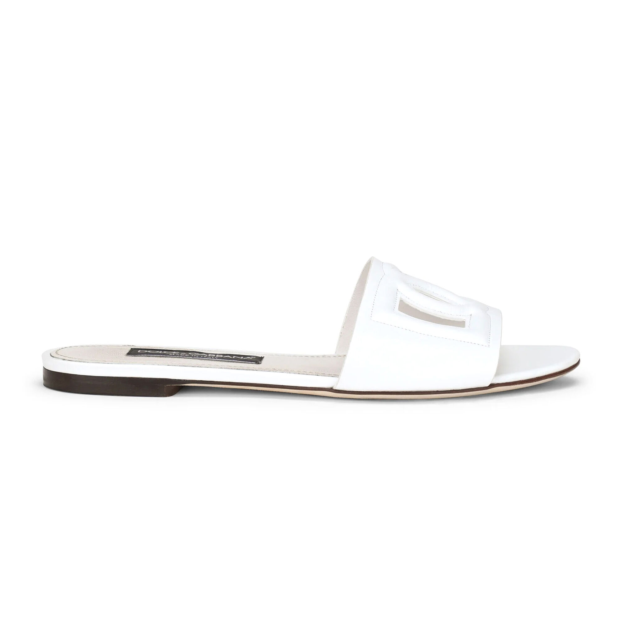 Logo Calfskin Slide