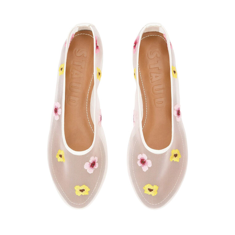 Alba Floral Mesh Ballet Flat image number null