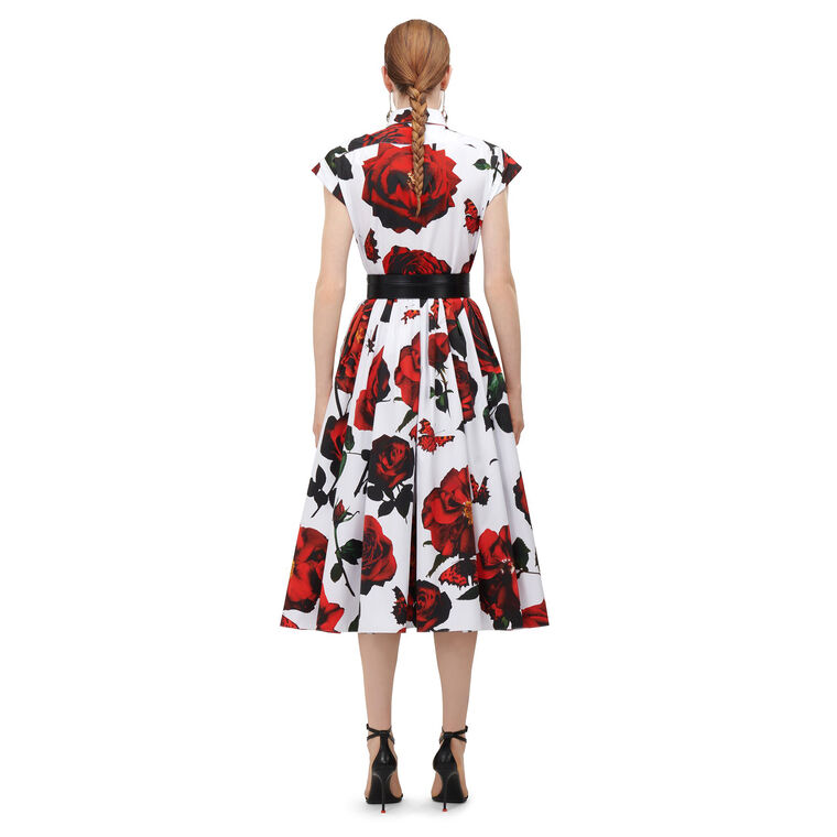 Tudor Rose Flared Shirt Dress image number null