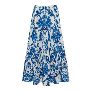 Melanie Tiered Midi Skirt