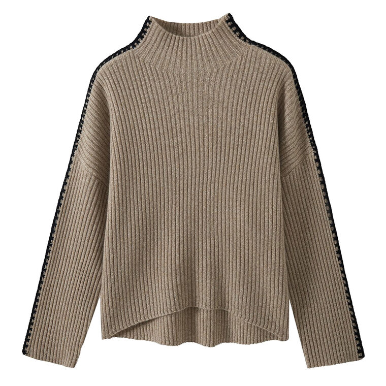 Mochi Mock Neck Sweater image number null