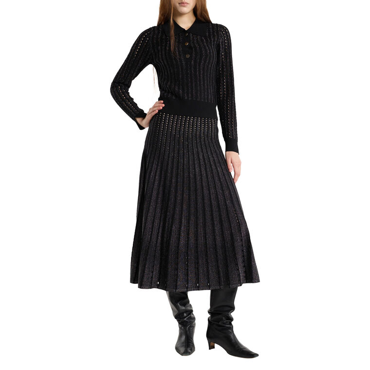 Colton Pinstripe Skirt image number null