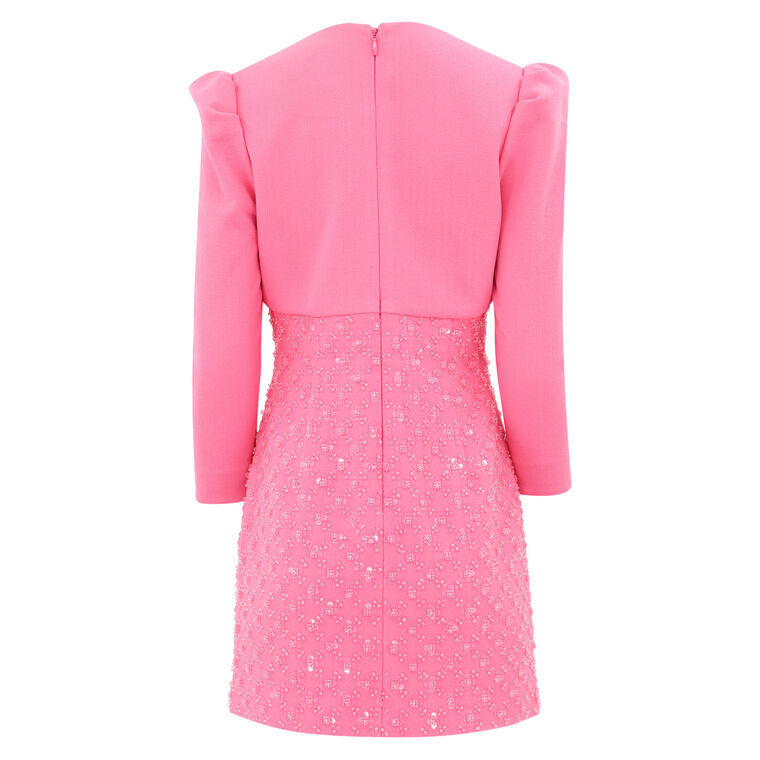 Marie Long Sleeve Mini Dress image number null