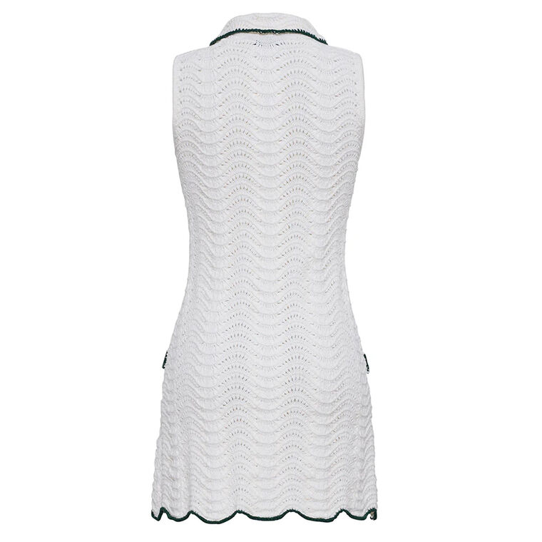 Sheena Sleeveless Knit Polo Mini Dress image number null