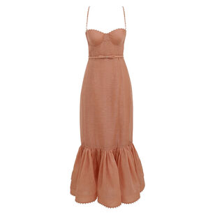 Hypnotic Lace Trim Sleeveless Gown
