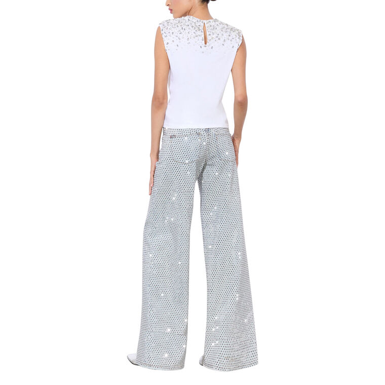 Micah Embellished Muscle Tank image number null