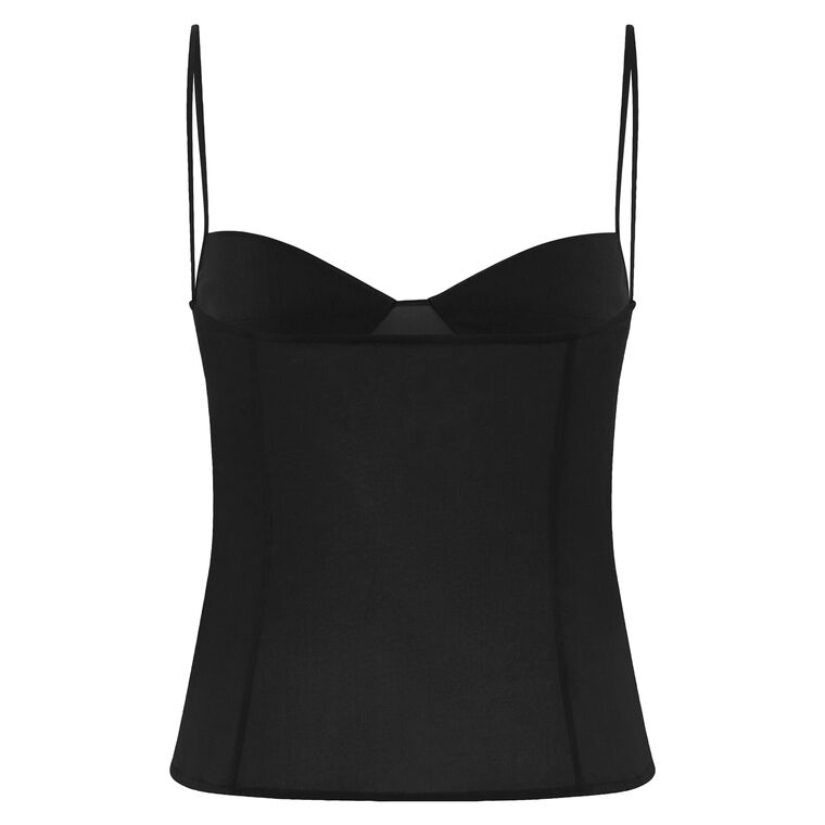 Sweetheart Neckline Silk Cami image number null