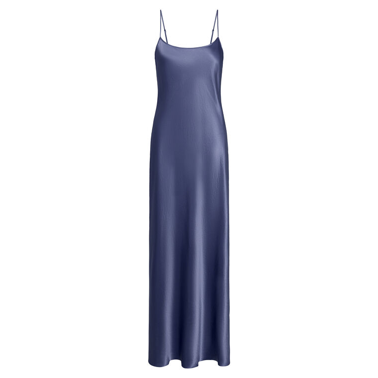 Satin Slip Midi Dress image number null