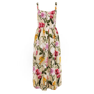 Olena Sleeveless Cotton Midi Dress