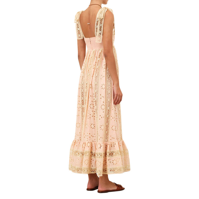 Awaken Textured Stripe Sleeveless Maxi Dress image number null