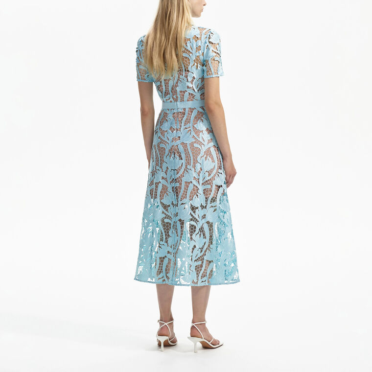 Lace Midi Dress image number null