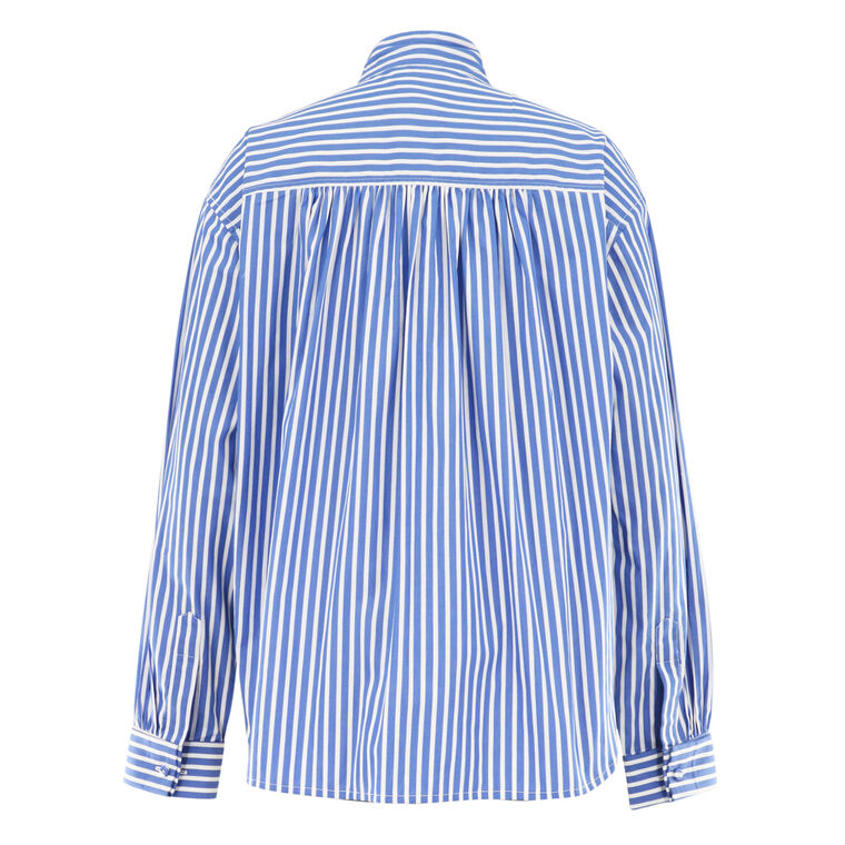 Flor Tied Long Sleeve Poplin Shirt image number null